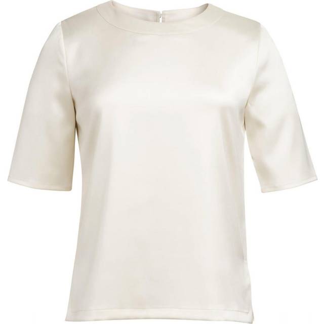 Brook Taverner Ravenna Satin Blouse BT2362 Cream 18&quot; Regular Colo