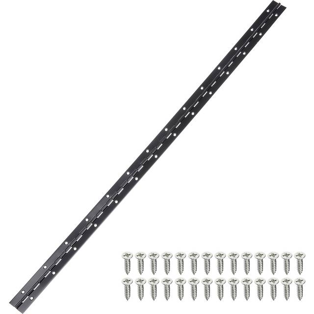 Stainless Steel Piano Hinge 30 Inch X 1.2 Inch Continuous Hinge, Black