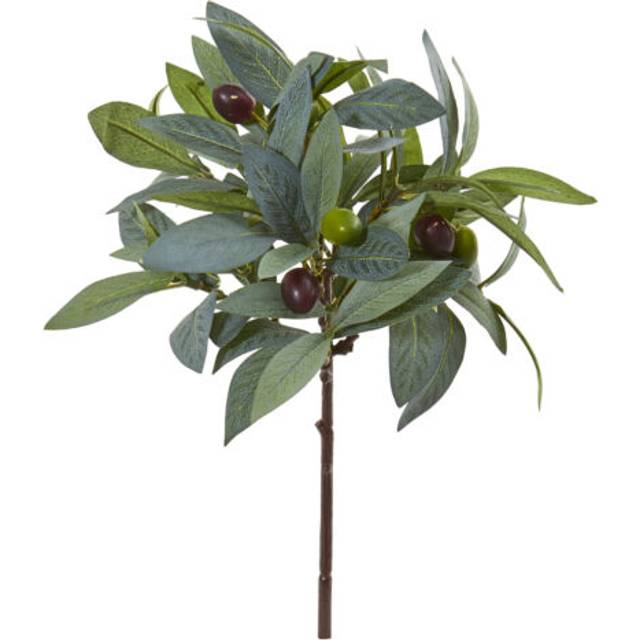 12 Olive Branch Artificial Plant with Berries (Set of 12)