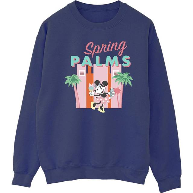 Minnie Mouse Spring Palms Sweatshirt - Navy