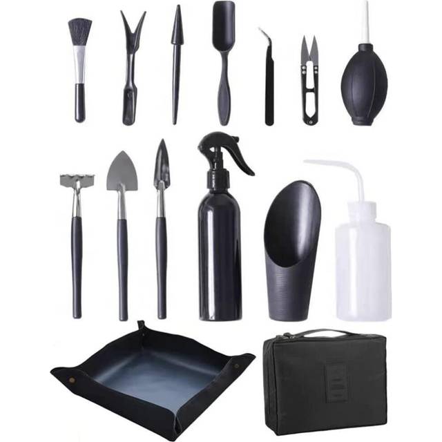 15 Pieces Succulent Plants Tools - Plant Repotting Mat And Storage Bag, For Indoor Outdoor Plant Care