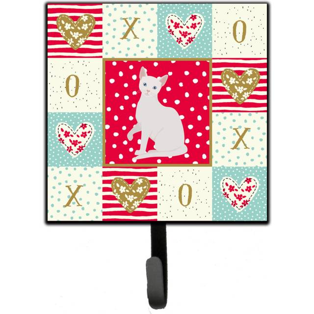"""""Caroline's Treasures Arabian Mau Cat Love Leash or Key Holder hooks  Multicolor"""""