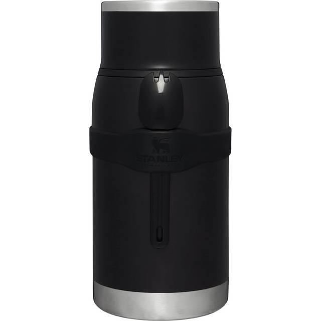 Stanley Adventure To Go Insulated Food Jar with Cup Lid and Spork  24oz  Stainless Steel Insulated Food Container  BPAFree a