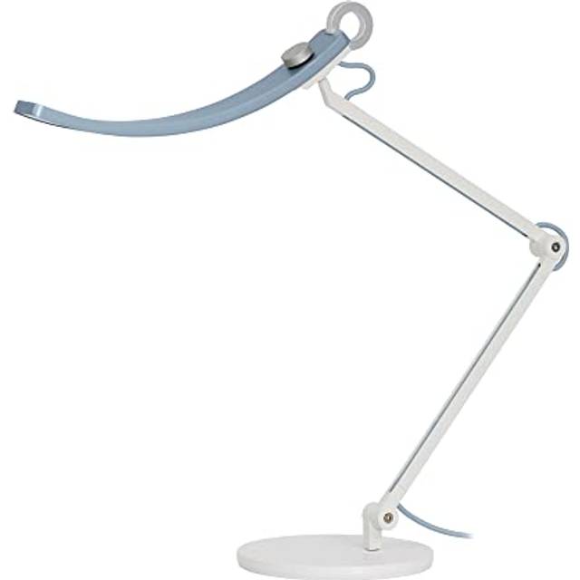 BenQ WiT e-Reading Desk Lamp | Eye-caring for Reading, Study, Craft | Ultrawide, Bright, Dimmable with 13 Colour Modes | Adjustable Arm | Matte Blue