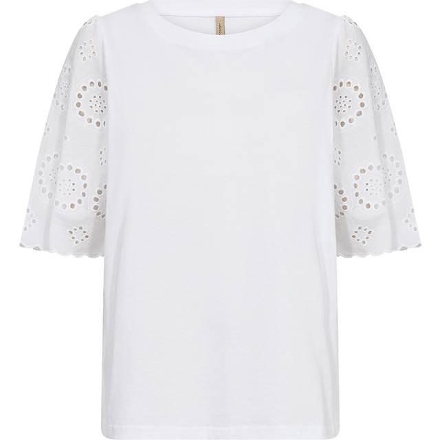 soyaconcept Scloraine 3 Bluse Hvid Dam Långärmade Blusar Stl. S - Från Magasin - 1000 Hvid (S)