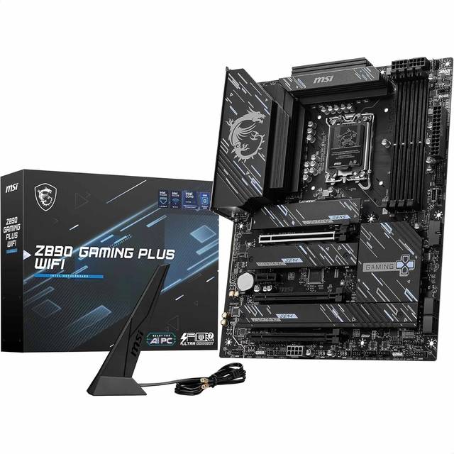 MSI Z890 GAMING PLUS WIFI - moderkort - ATX - LGA1851-uttag - Z890