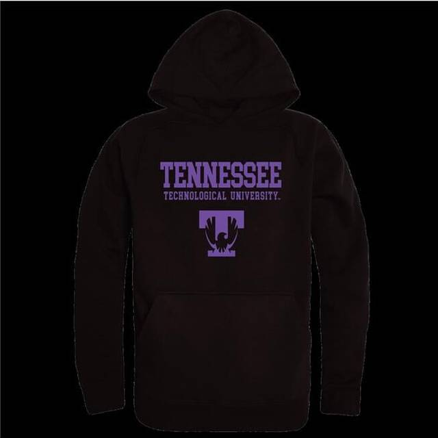 W Republic 569-391-BLK-03 Tennessee Technological University Golden Eagles Seal Hoodie, Black - Large