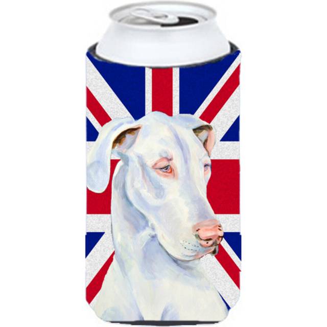 Great Dane with English Union Jack British Flag Tall Boy Beverage Insulator Hugger LH9465TBC