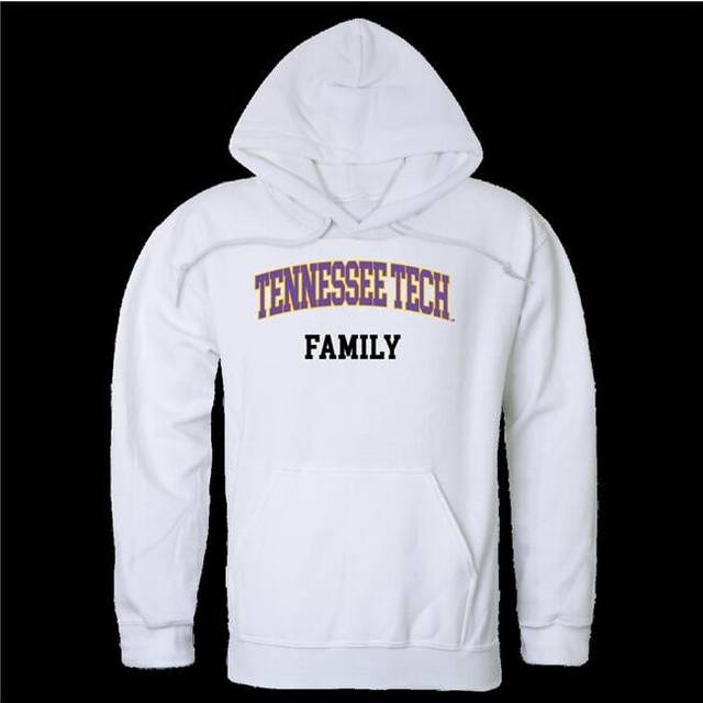 W Republic 573-391-WHT-02 Tennessee Technological University Golden Eagles Family Hoodie, White - Medium