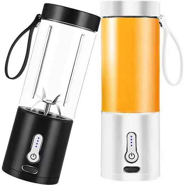 530ML Powerful Portable Blender, USB Type-C Rechargeable Fruit Mixer Machine Mini Juicer Blender Cup