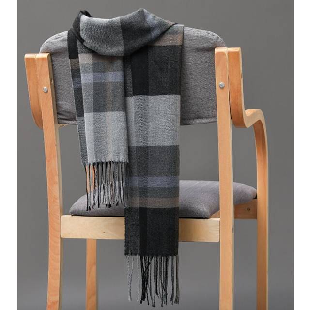 Winter Thick Warm Men's Scarf Cashmere Camping Hiking Scarf Shawl