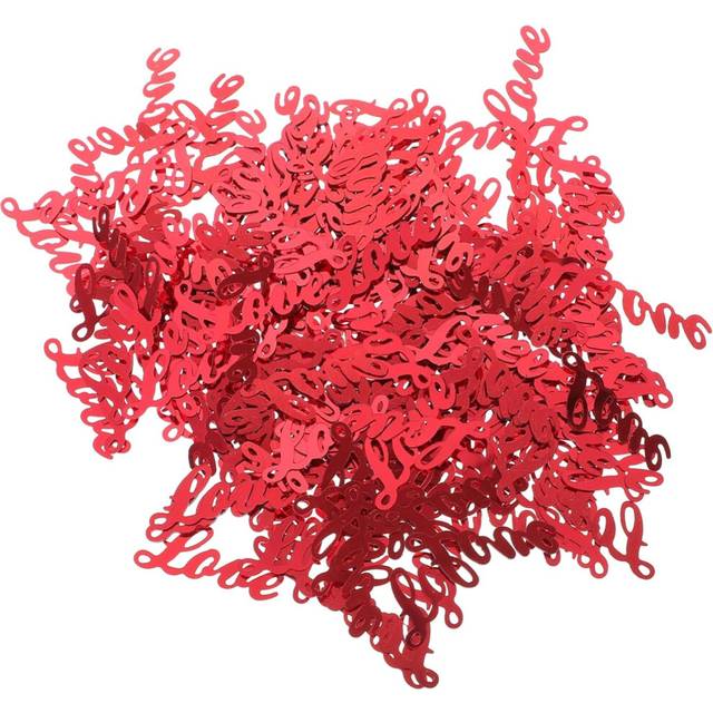 Bridal Shower Confetti Heart Shaped Plastic Decorations Wedding Party Supplies Valentine's Day Decorations