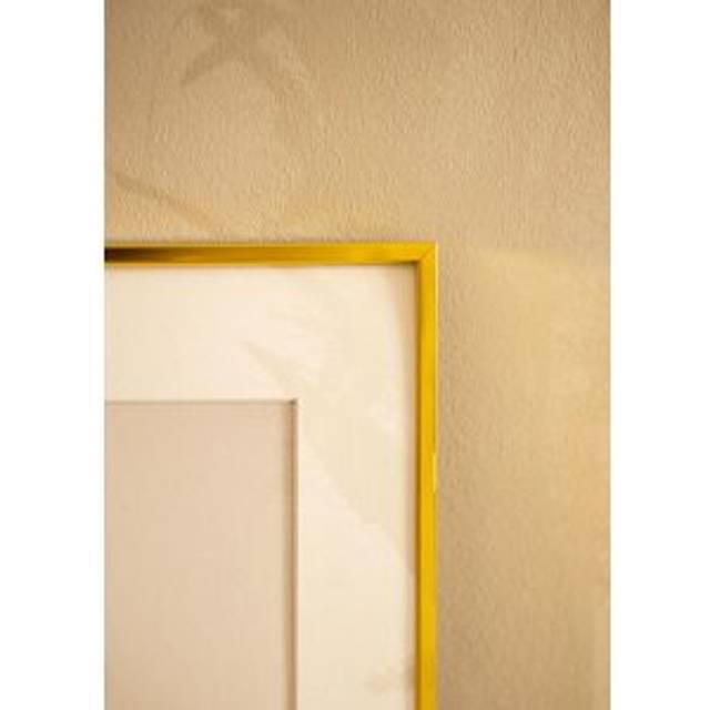 Aluminiumram Akrylglas Guld 70x100 cm