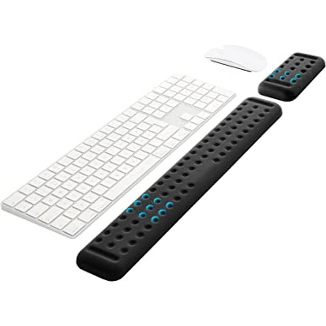 VAYDEER Ultra-Comfort Ergonomic Keyboard & Mouse Wrist Rest Set | Memory Foam Support for Wrist Pain Relief, Carpal Tunnel & Gaming | Anti-Slip Design
