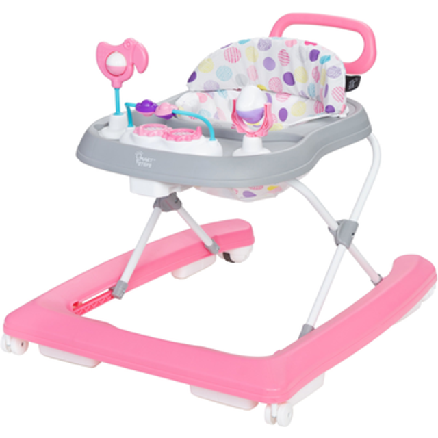 Smart Steps Trend Plus 2-in-1 Walker with Deluxe Toys  Orbits Pink