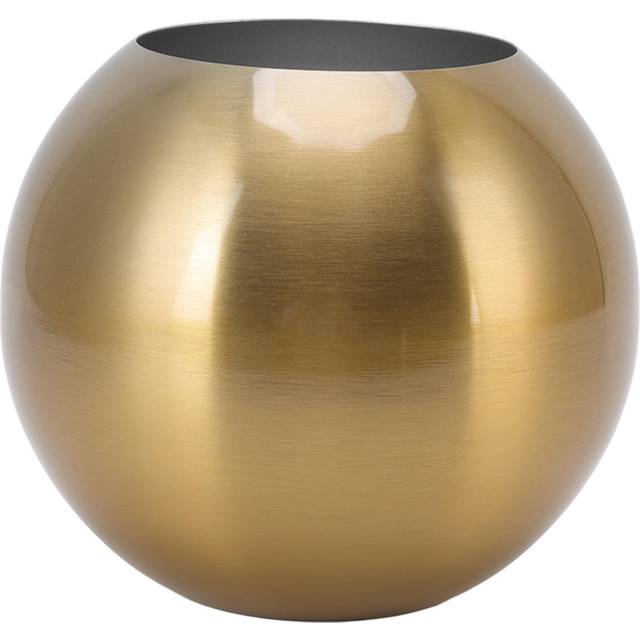 Round Vase Nordic Style Modern Stainless Steel Small Flower Vase Ornament Living Room Office Table