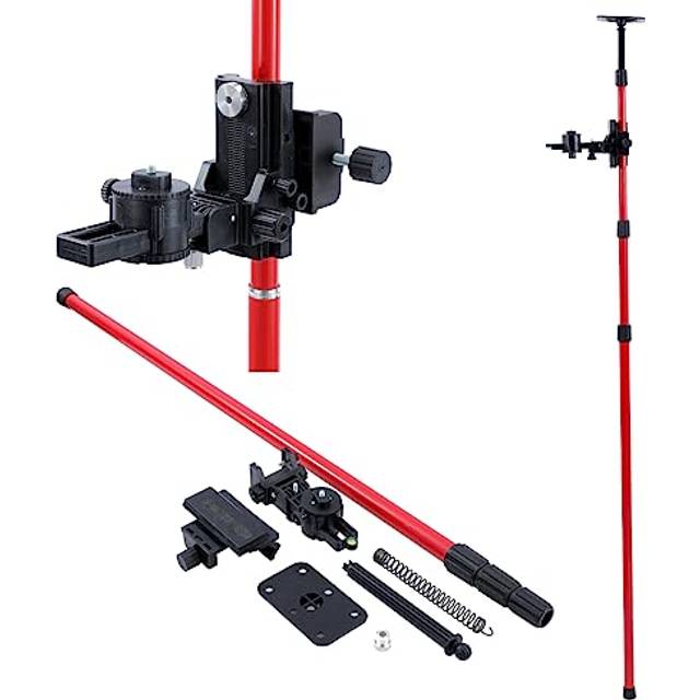 Topway Laser Level Telescopic Stand 3mtr Steel (red)