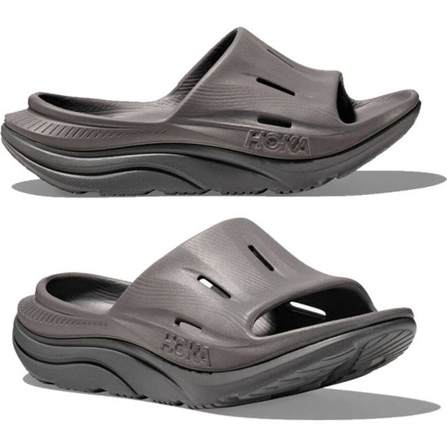 (Coffee, UK9.5/EU44) HOKA ONE ONE Slide 3 Mens Womens Summer Slides Soft Shoes Beach Sandals Platform Slippers