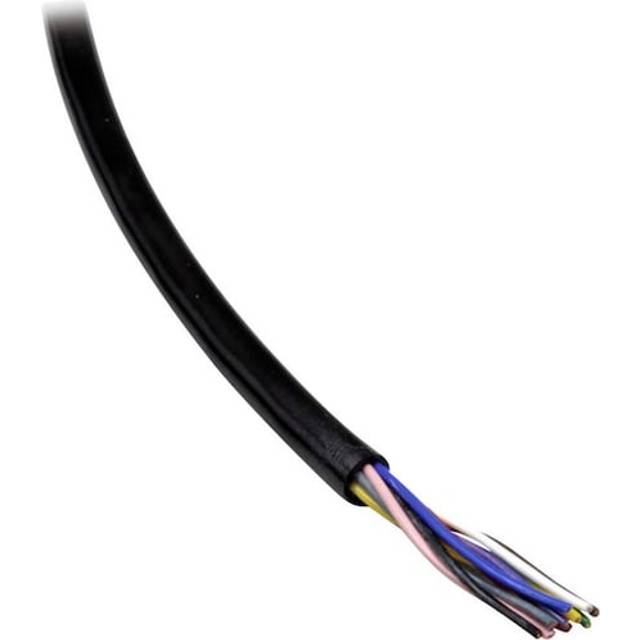 BKL Electronic 1506005/10 Datakabel Li12Y11Y 10 x 0.14 mm² Svart 10 m