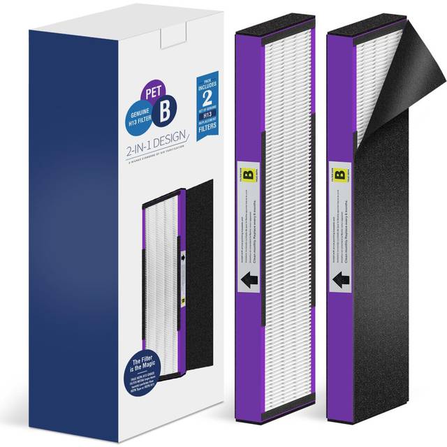 ELOWOKE 2Pack FLT4850PT HEPA Filter B Pet Compatible with GrmGuardian Air Purifier Filter Replacement for Model FLT4825 AC