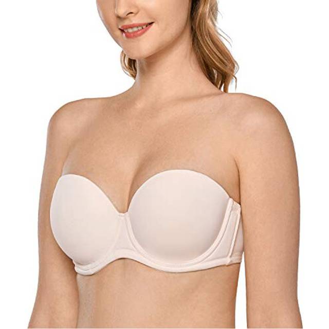 DELIMIRA Women's Underwire Contour Multiway Full Coverage Strapless Br