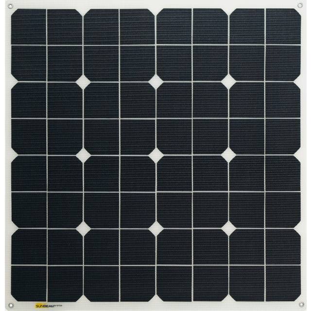 Flexibel solcell Sunbeam Tough 55W Flush, 55.4 W, monokristallin, 12 V, 540 x 540 mm