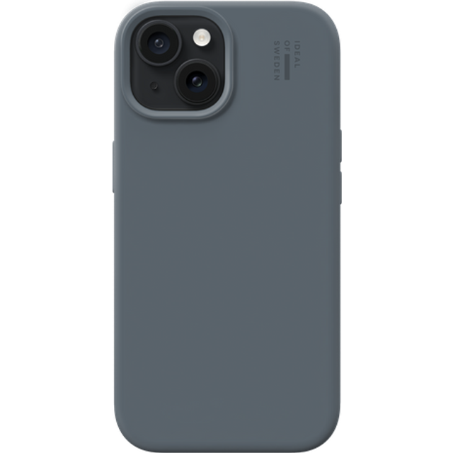 iDeal Silicone Mobilskal MagSafe iPhone 13 / 14 / 15 / 16e Midnight Blue