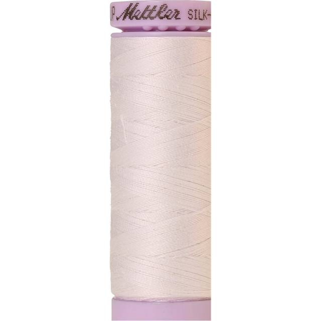 Mettler Silk-Finish 50 Weight Solid Cotton Thread  164 yd/150m  White