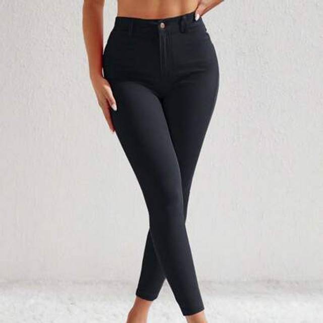 SHEIN High Waisted Women Casual Skinny Fit Jeggings