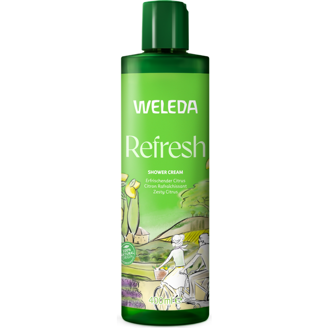 Weleda Kroppsvård Duschvård Väck upp och fräscha upp dina sinnen. Med 100 % naturliga dofterRefresh Duschkräm Citrus 400 ml (288,00 kr / 1 l)