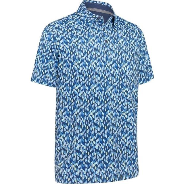 Callaway golf mens 2025 kaleidoscope chev moisture wicking golf polo shirt