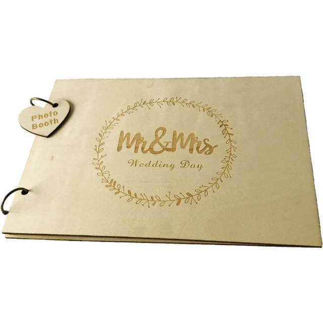Personalised Guest Book Wedding Wooden