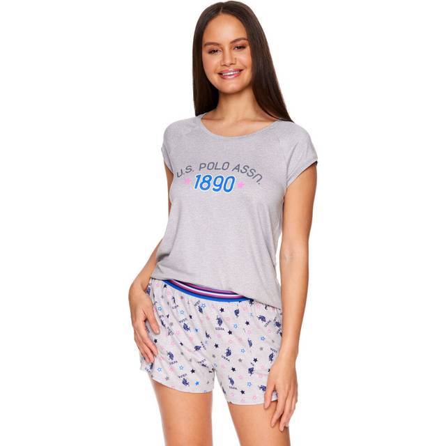 U.S. Polo Assn. Womens Pajama Sets with Top and Shorts - Lounge Sets f