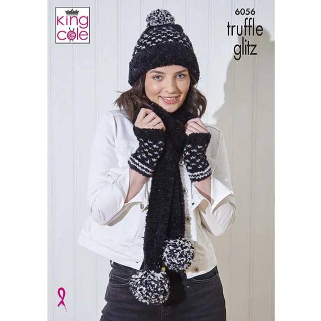 Accessories in King Cole Truffle Glitz (6056)