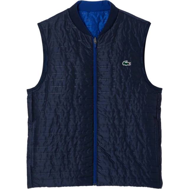 (S-M, Navy) Lacoste Mens Reversible Sport Gilet