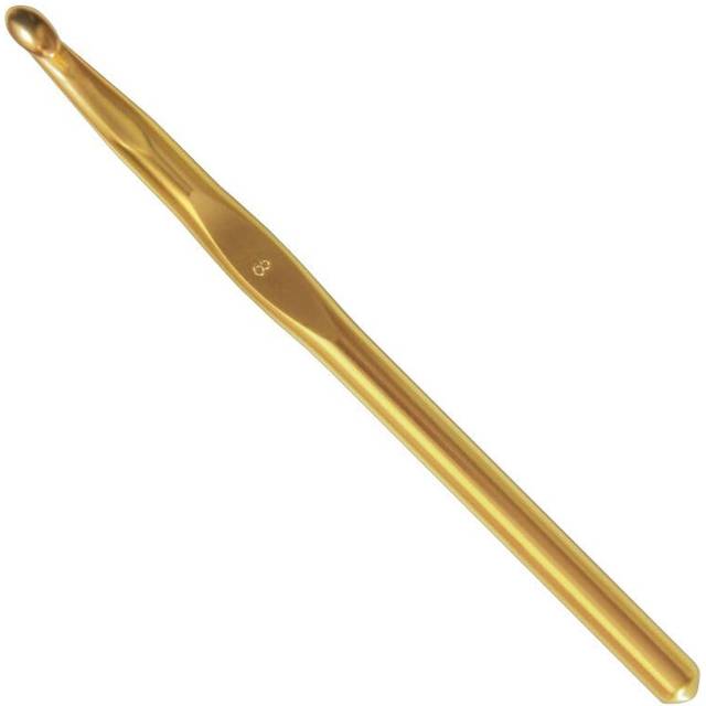 Addi Classic Crochet Hook  Metal  Gold  12mm