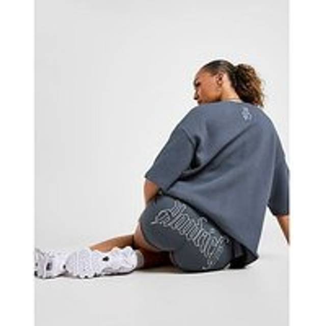 Hoodrich Stellar Waffle Cycle Shorts - Grey - Womens - M