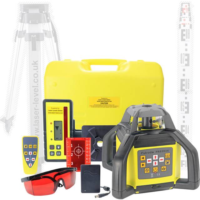 (Kit Choice 2) Fukuda FRE-203XR - CUSTOMISE Your Laser Level Kit