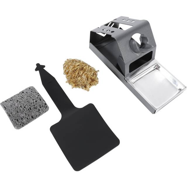 T12 Soldering Iron Station Stand Stable Welding Solder Tips Holder with Insulation Pad Brass Wire Ball Tip