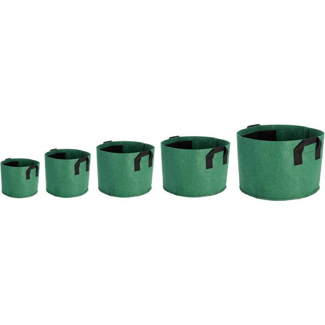 (3Gal) Felt Non-Woven Pots Plant Grow Bag Planting Pouch Container Nursery Seedling Planting Breathable Barrel