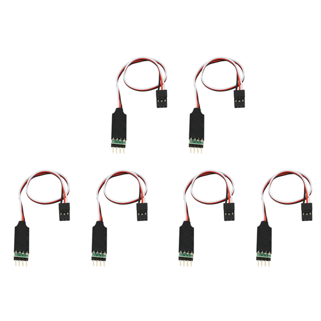 6Pcs 3CH 3-Channel LED Lamp Light Control Switch Panel for 1/10 1/8 RC Model Car Axial SCX10 Trx4