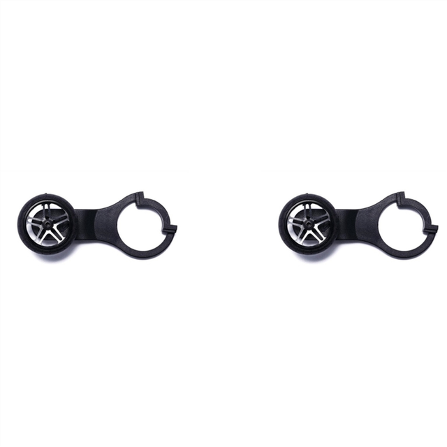 2X One-Handed Control Adaptor Transmitter Steering Wheel for RC Car TQI Remote Controller TRX4 Slash Summit,2