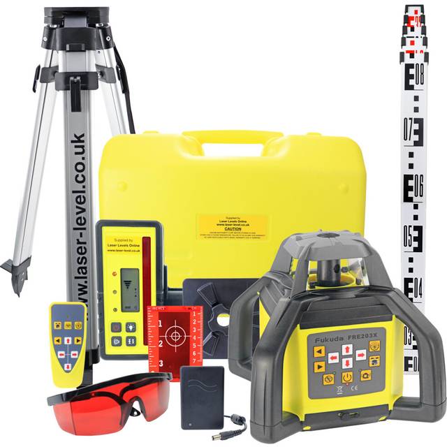 (Kit Choice 1) Fukuda FRE-203XR - CUSTOMISE Your Laser Level Kit