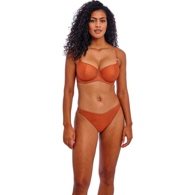 Arizona Wave High Leg Bikini Brief - Orange - 8