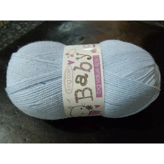 King cole baby big value 4 ply knitting yarn 100% premium acrylic