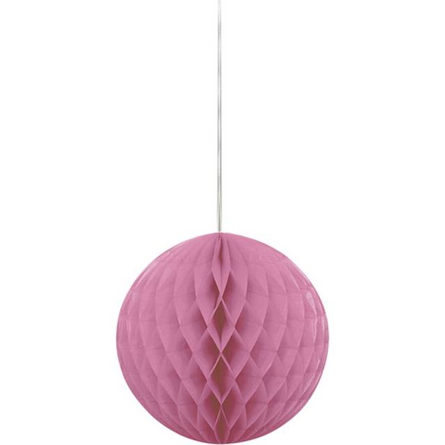 (8 Inch, Hot Pink) Unique Party Round Paper Lantern