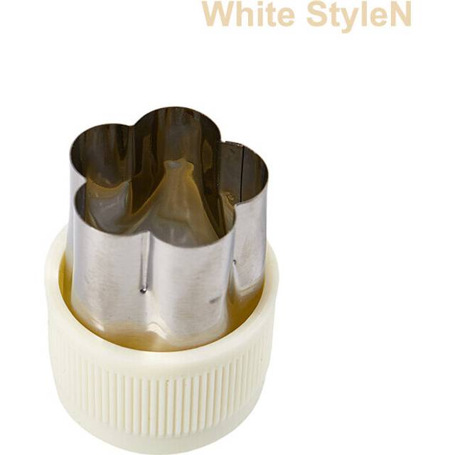 (WTN) Cookie Cutters Star Heart Vegetables Cutter Plastic Handle Portable Cook Tools Stainless Steel Fruit Cutting Die Kitchen Gadgets