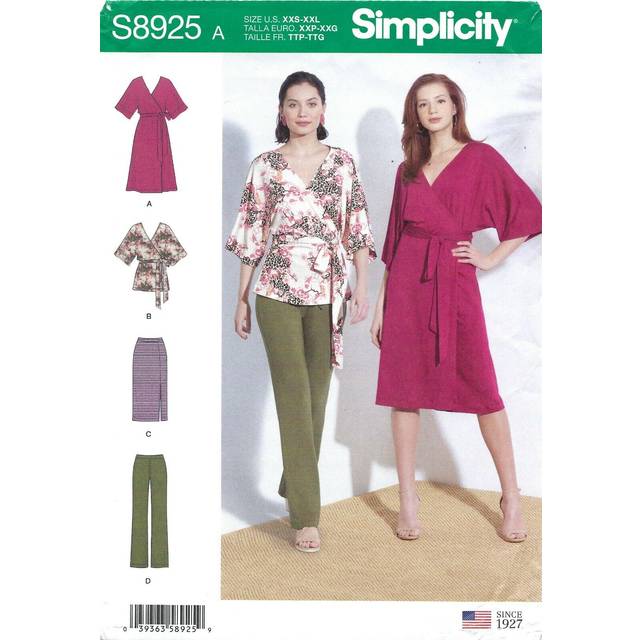 Simplicity Paper Sewing Pattern 8925