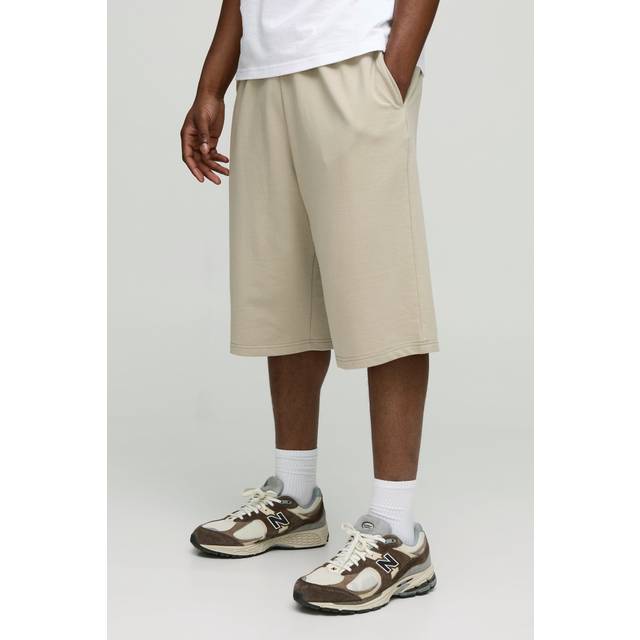 260GSM Loopback Basic Regular Fit Jersey Jorts - Green - S