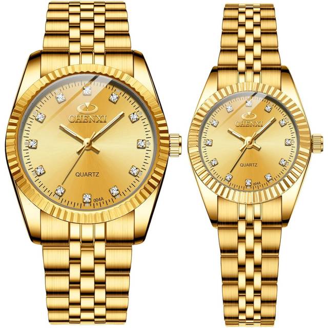 Matching Romantic Stainless Steel Waterproof Watch